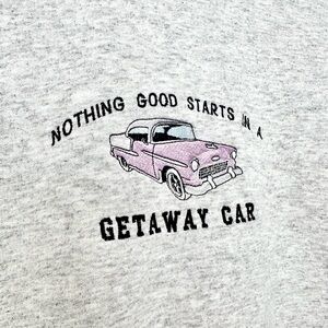 Taylor Swift Getaway Car Sweatshirt Embroidered Small S Merch Lover Reputation